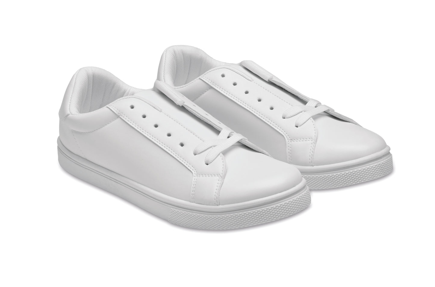 Leichte Sneaker aus PU mit Gummisohle und Schnürsenkeln aus Polyester. Größe: 47.