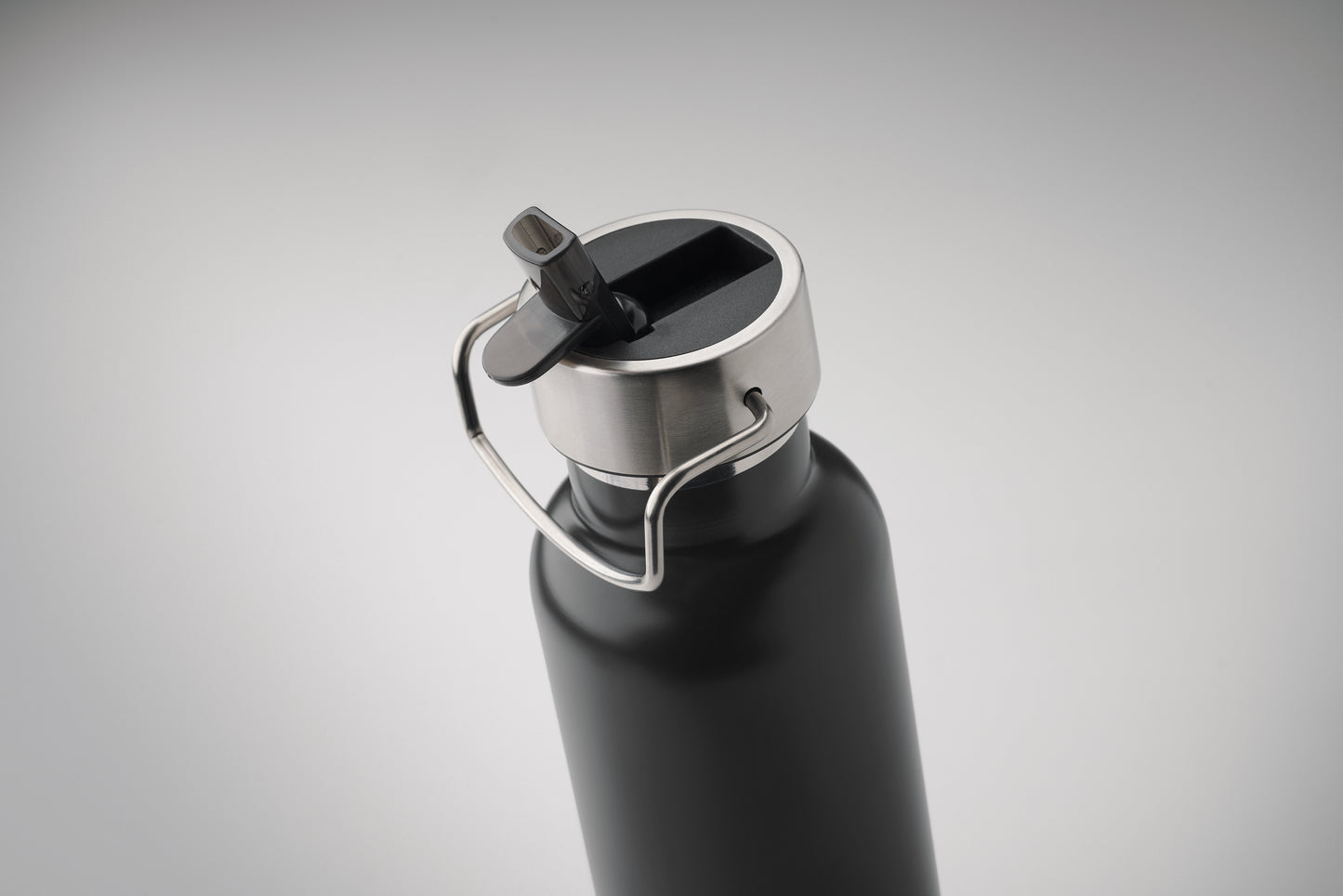 Doppelwandige Vakuum-Isolierflasche aus recyceltem Edelstahl (90% recycelter Edelstahl und 10% Edelstahl) mit