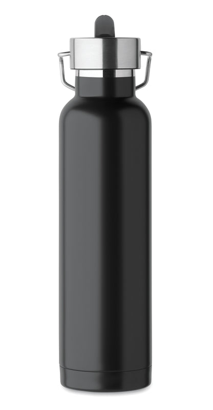 Doppelwandige Vakuum-Isolierflasche aus recyceltem Edelstahl (90% recycelter Edelstahl und 10% Edelstahl) mit