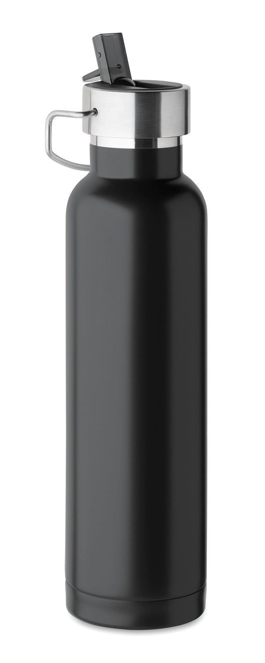 Doppelwandige Vakuum-Isolierflasche aus recyceltem Edelstahl (90% recycelter Edelstahl und 10% Edelstahl) mit