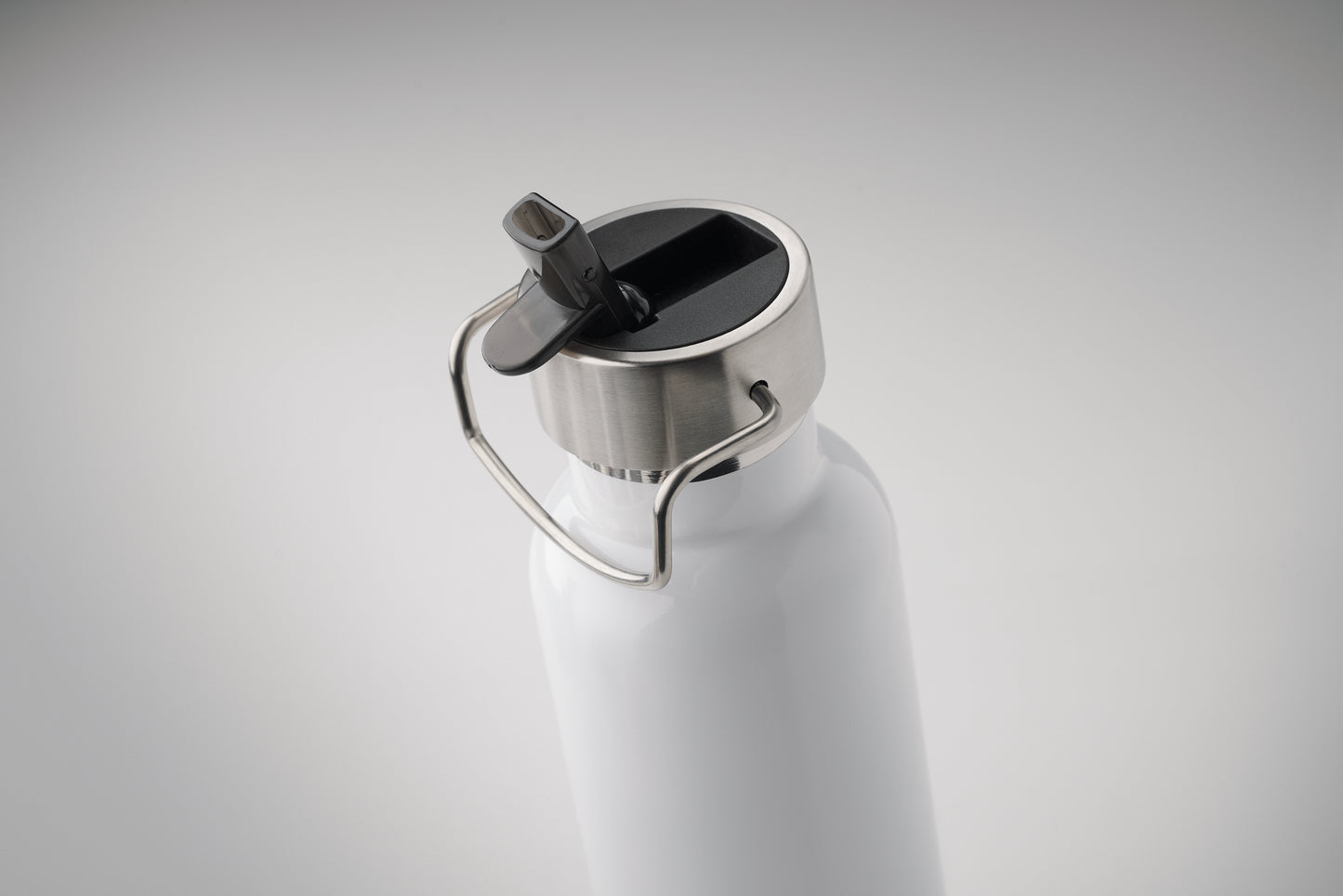 Doppelwandige Vakuum-Isolierflasche aus recyceltem Edelstahl (90% recycelter Edelstahl und 10% Edelstahl) mit