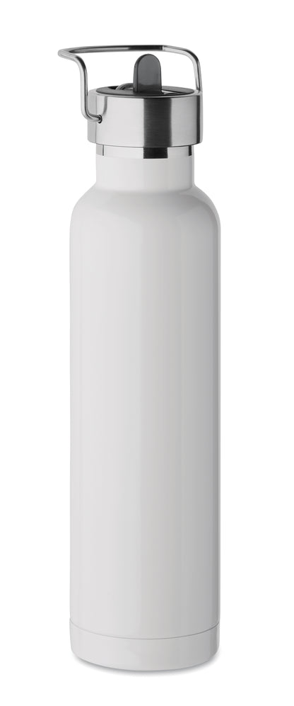 Doppelwandige Vakuum-Isolierflasche aus recyceltem Edelstahl (90% recycelter Edelstahl und 10% Edelstahl) mit