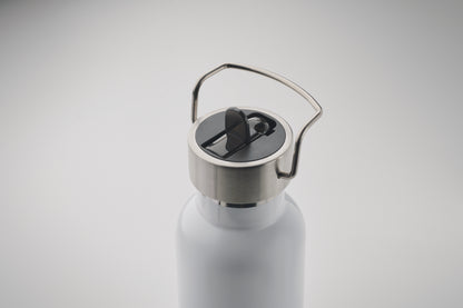 Doppelwandige Vakuum-Isolierflasche aus recyceltem Edelstahl (90% recycelter Edelstahl und 10% Edelstahl) mit