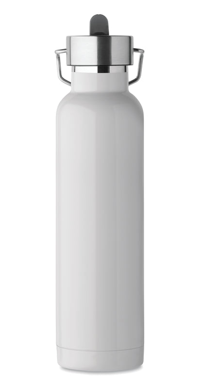 Doppelwandige Vakuum-Isolierflasche aus recyceltem Edelstahl (90% recycelter Edelstahl und 10% Edelstahl) mit