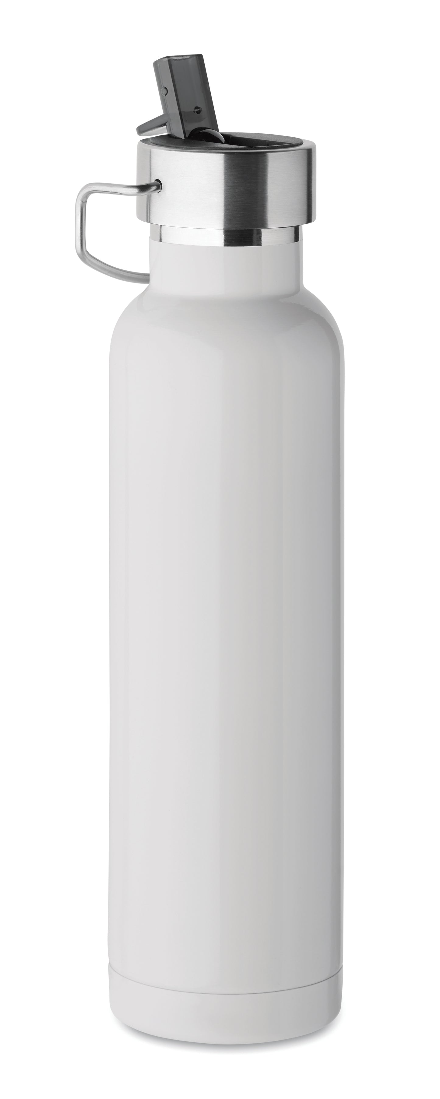 Doppelwandige Vakuum-Isolierflasche aus recyceltem Edelstahl (90% recycelter Edelstahl und 10% Edelstahl) mit