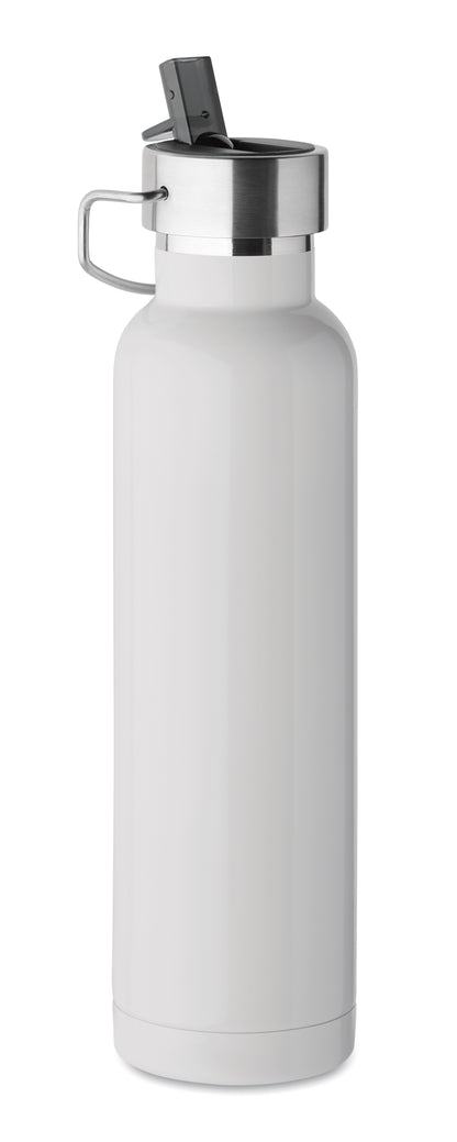 Doppelwandige Vakuum-Isolierflasche aus recyceltem Edelstahl (90% recycelter Edelstahl und 10% Edelstahl) mit