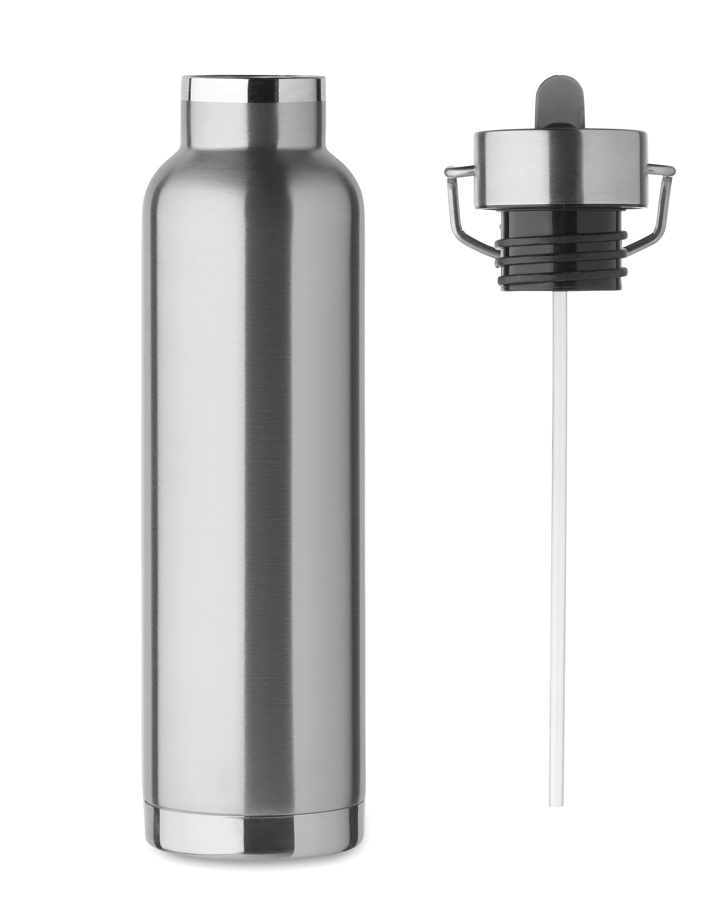 Doppelwandige Vakuum-Isolierflasche aus recyceltem Edelstahl (90% recycelter Edelstahl und 10% Edelstahl) mit