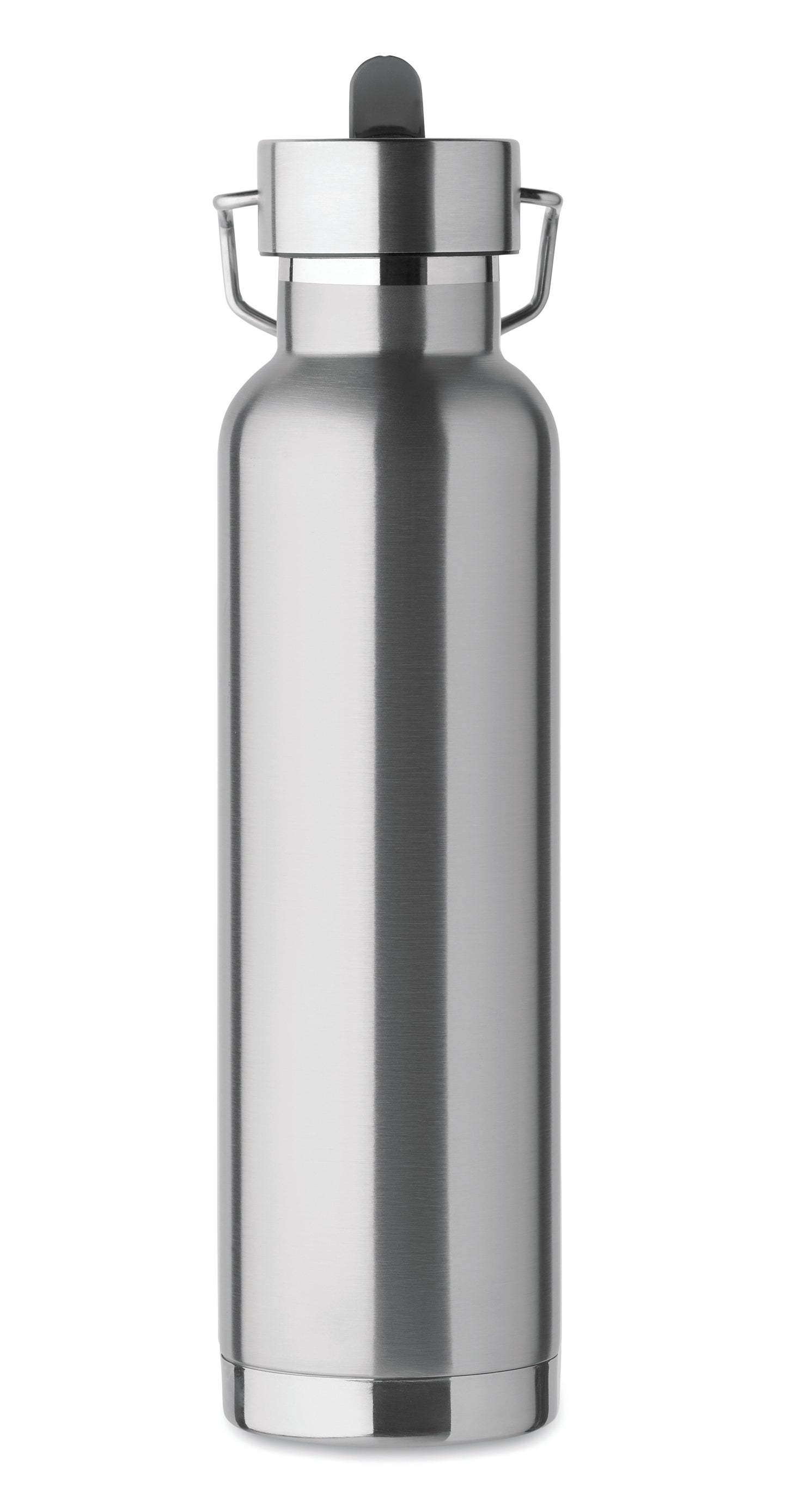 Doppelwandige Vakuum-Isolierflasche aus recyceltem Edelstahl (90% recycelter Edelstahl und 10% Edelstahl) mit