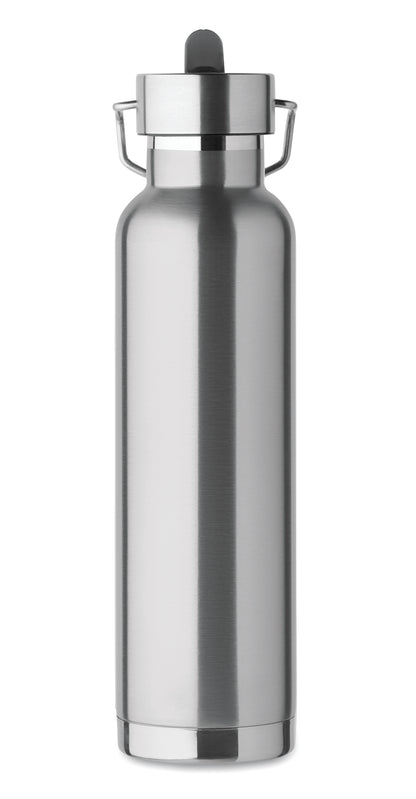 Doppelwandige Vakuum-Isolierflasche aus recyceltem Edelstahl (90% recycelter Edelstahl und 10% Edelstahl) mit