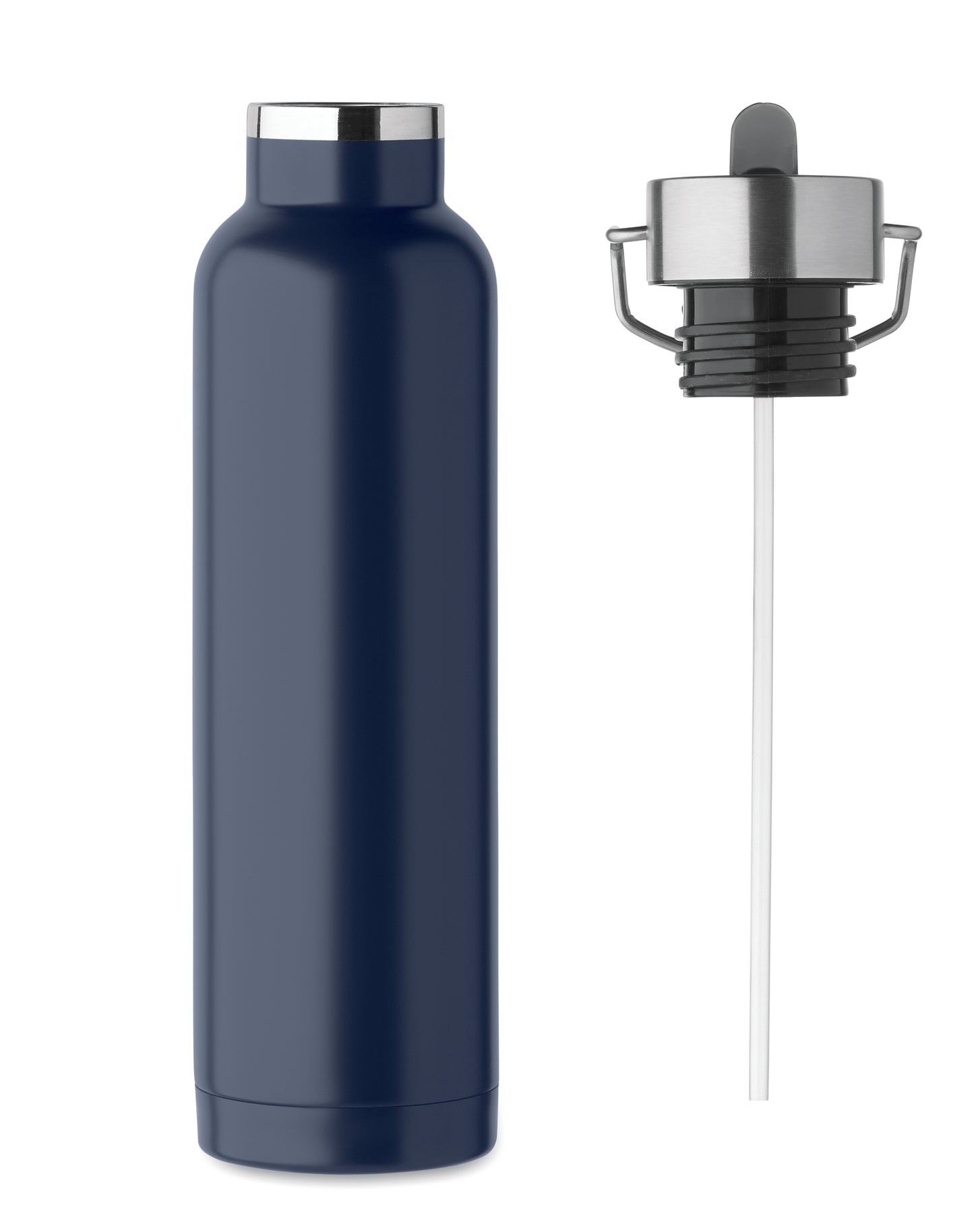 Doppelwandige Vakuum-Isolierflasche aus recyceltem Edelstahl (90% recycelter Edelstahl und 10% Edelstahl) mit