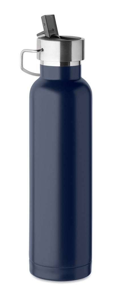 Doppelwandige Vakuum-Isolierflasche aus recyceltem Edelstahl (90% recycelter Edelstahl und 10% Edelstahl) mit