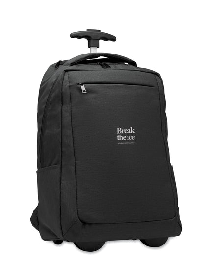 15'''' Laptop-Rucksack aus 600D RPET-Polyester. Internes 15'''' Laptopfach Reißverschlusstasche vorne zwei seitliche