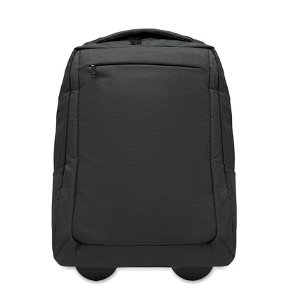 15'''' Laptop-Rucksack aus 600D RPET-Polyester. Internes 15'''' Laptopfach Reißverschlusstasche vorne zwei seitliche