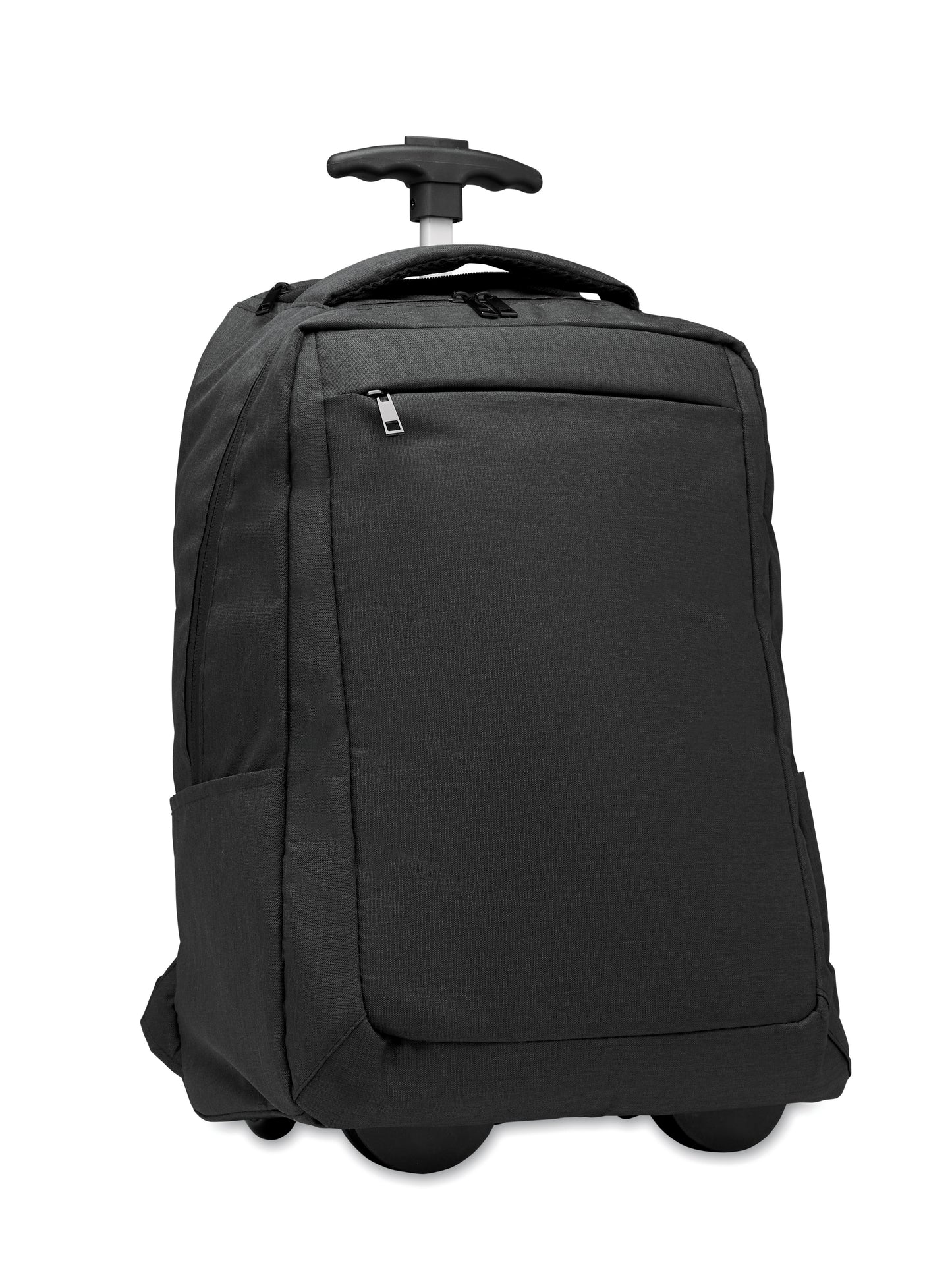 15'''' Laptop-Rucksack aus 600D RPET-Polyester. Internes 15'''' Laptopfach Reißverschlusstasche vorne zwei seitliche