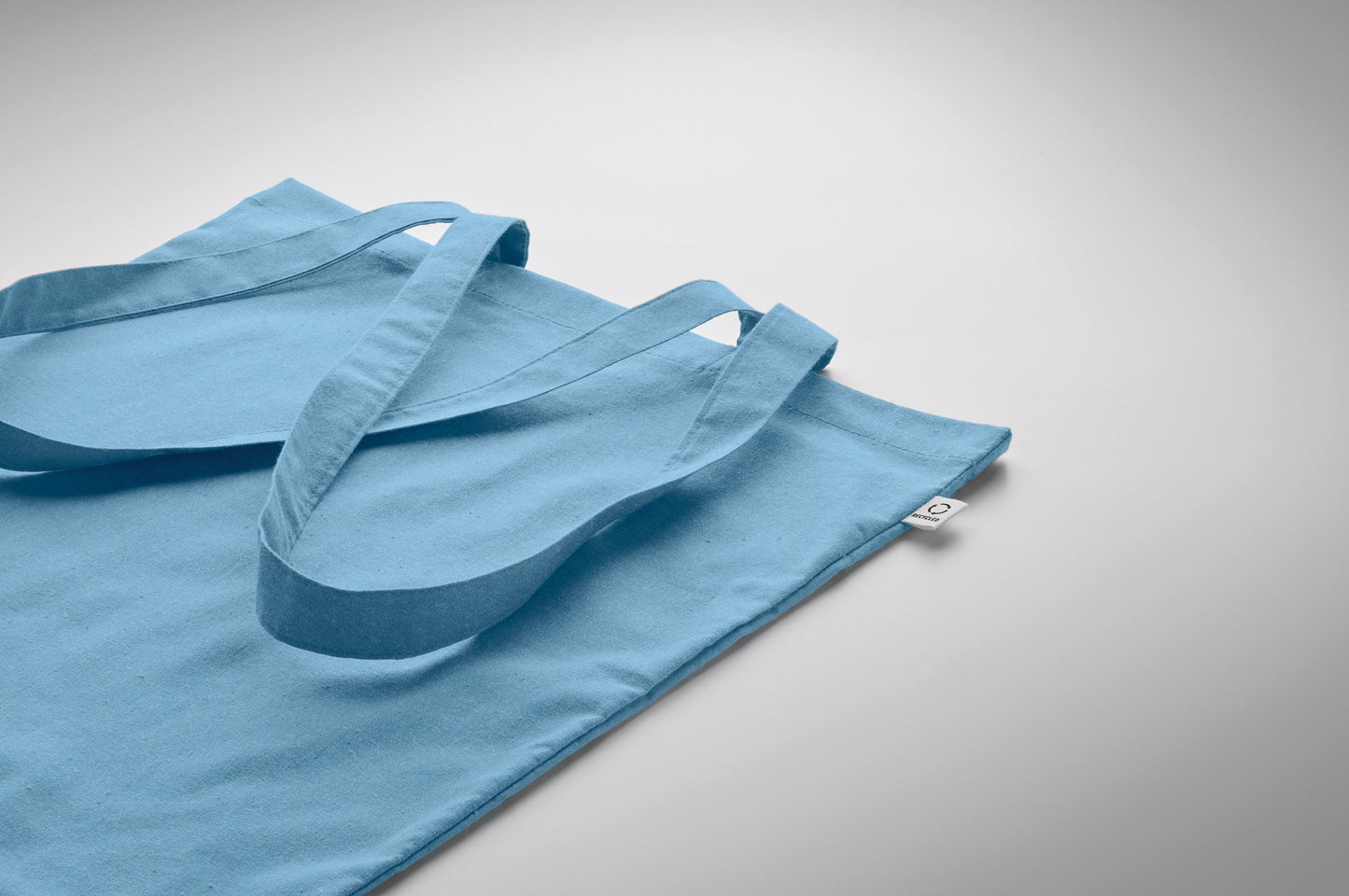 Einkaufstasche aus recycelter Post-Consumer-Baumwolle (70 % recycelte Baumwolle und 30 % RPET)