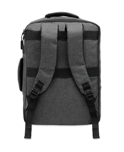 Schlanker 15'''' Laptop-Rucksack aus 300D RPET mit 210D RPET-Futter. Laptopfach 2 Innentaschen