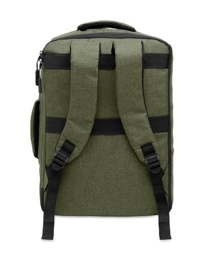 Schlanker 15'''' Laptop-Rucksack aus 300D RPET mit 210D RPET-Futter. Laptopfach 2 Innentaschen