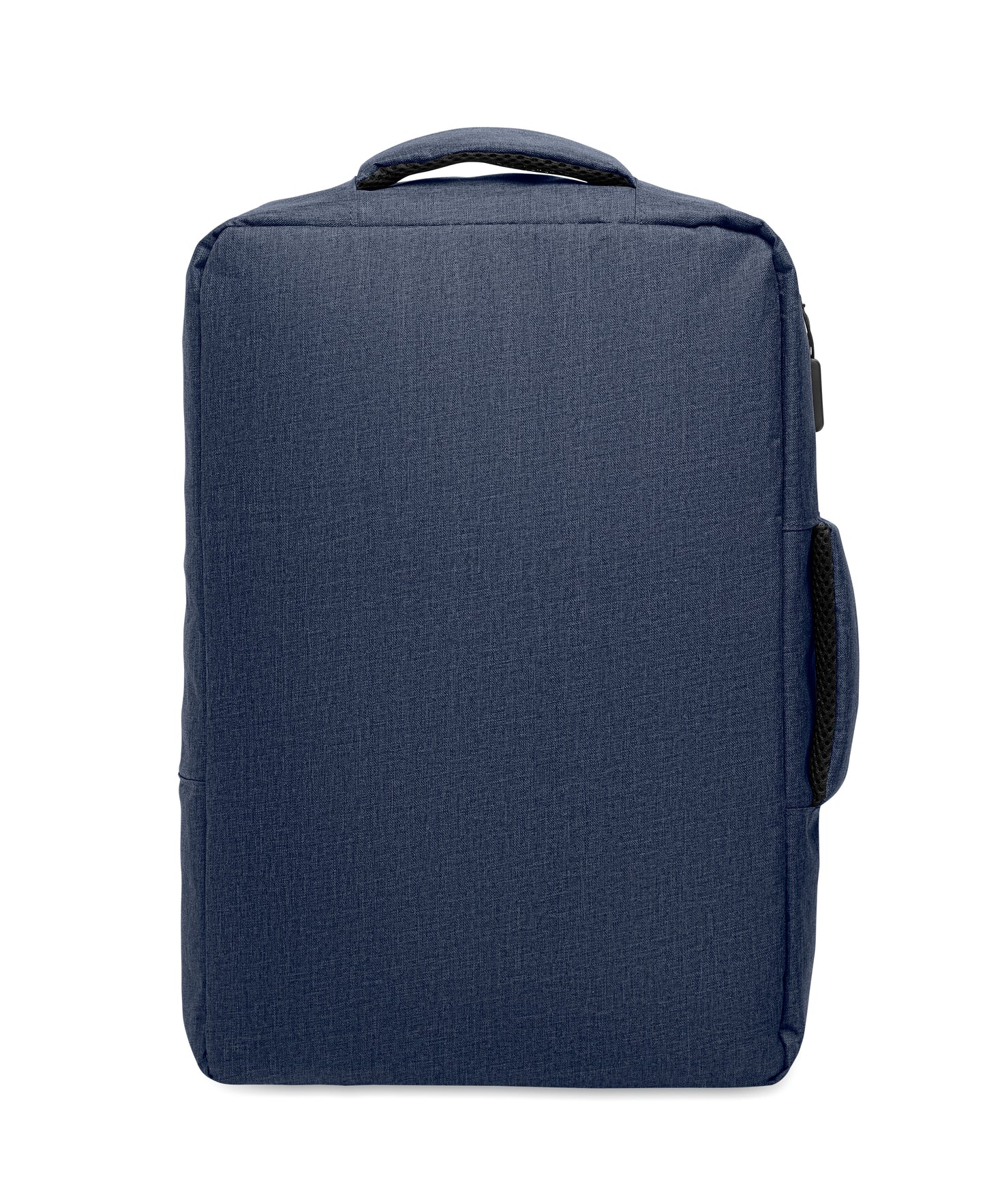 Schlanker 15'''' Laptop-Rucksack aus 300D RPET mit 210D RPET-Futter. Laptopfach 2 Innentaschen