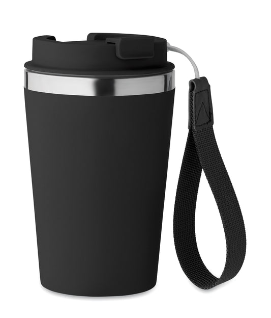 Doppelwandiger Becher aus recyceltem Edelstahl (90 % recycelter Edelstahl und 10 %