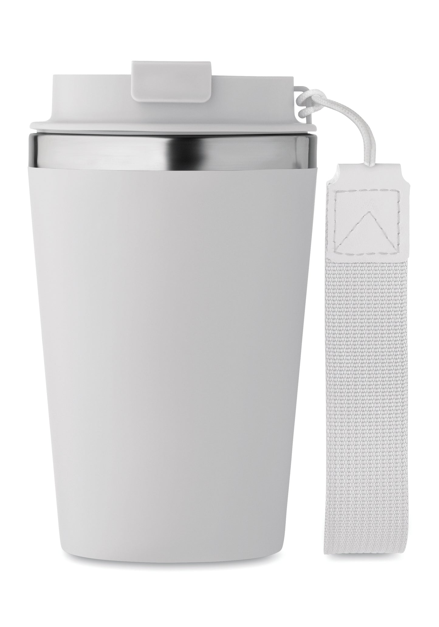 Doppelwandiger Becher aus recyceltem Edelstahl (90 % recycelter Edelstahl und 10 %