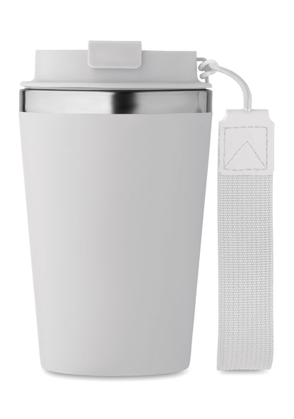 Doppelwandiger Becher aus recyceltem Edelstahl (90 % recycelter Edelstahl und 10 %