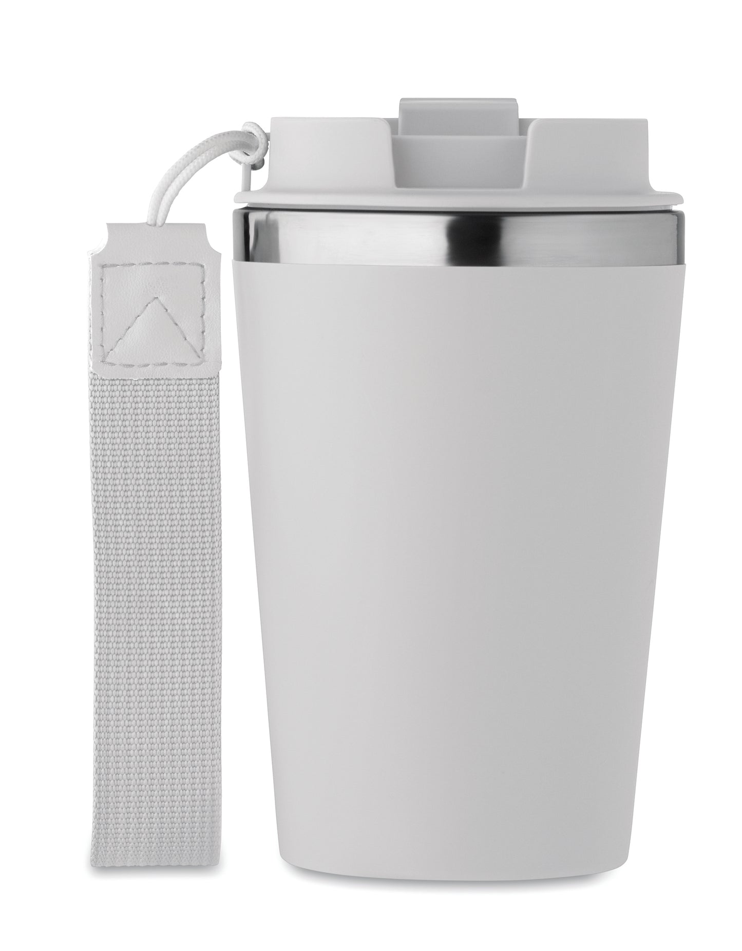 Doppelwandiger Becher aus recyceltem Edelstahl (90 % recycelter Edelstahl und 10 %