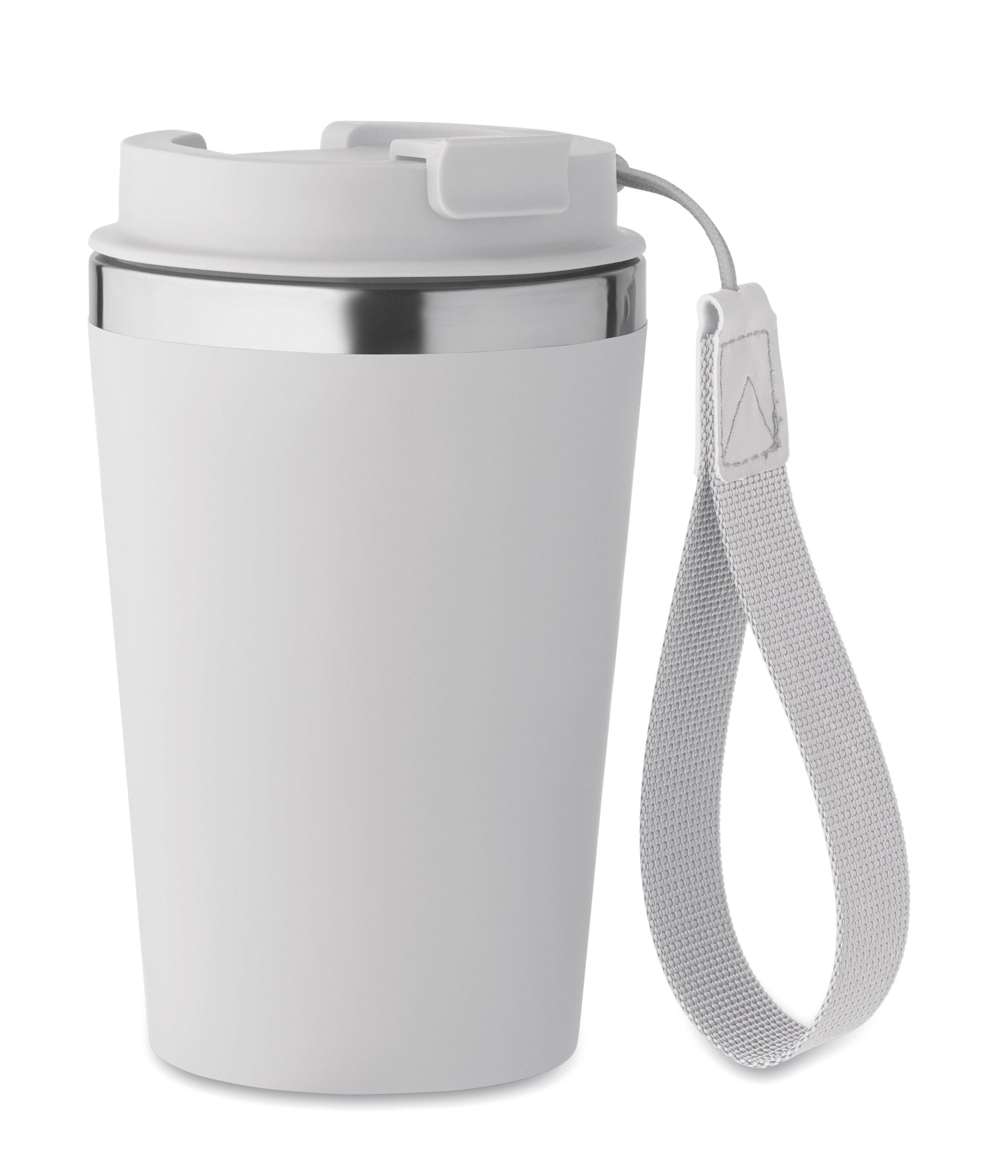Doppelwandiger Becher aus recyceltem Edelstahl (90 % recycelter Edelstahl und 10 %