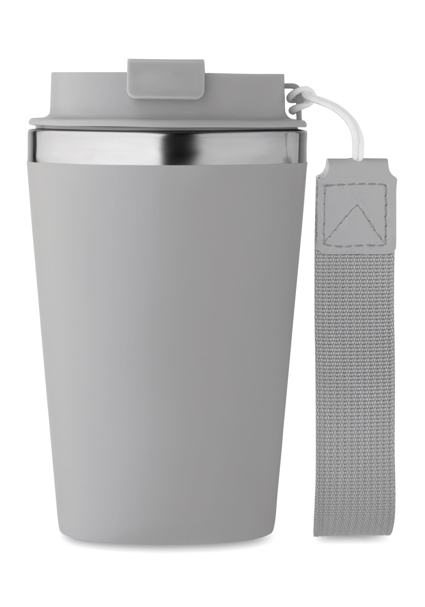 Doppelwandiger Becher aus recyceltem Edelstahl (90 % recycelter Edelstahl und 10 %