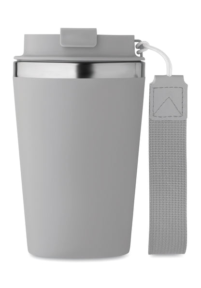 Doppelwandiger Becher aus recyceltem Edelstahl (90 % recycelter Edelstahl und 10 %