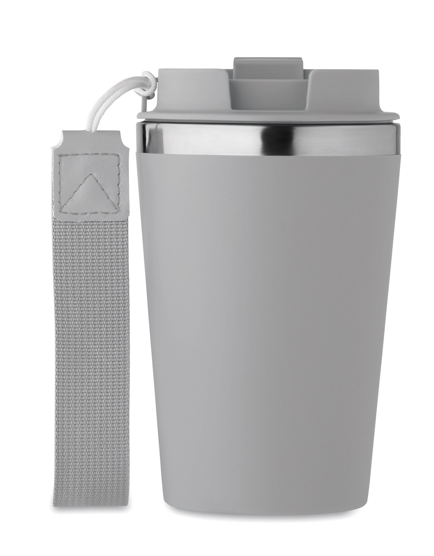Doppelwandiger Becher aus recyceltem Edelstahl (90 % recycelter Edelstahl und 10 %