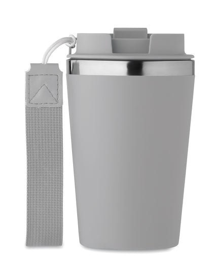 Doppelwandiger Becher aus recyceltem Edelstahl (90 % recycelter Edelstahl und 10 %