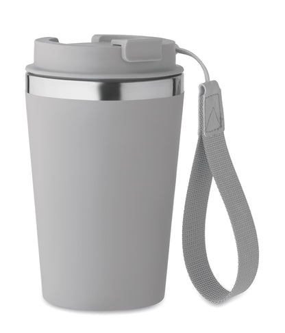 Doppelwandiger Becher aus recyceltem Edelstahl (90 % recycelter Edelstahl und 10 %