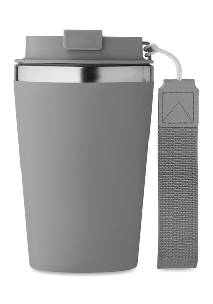 Doppelwandiger Becher aus recyceltem Edelstahl (90 % recycelter Edelstahl und 10 %