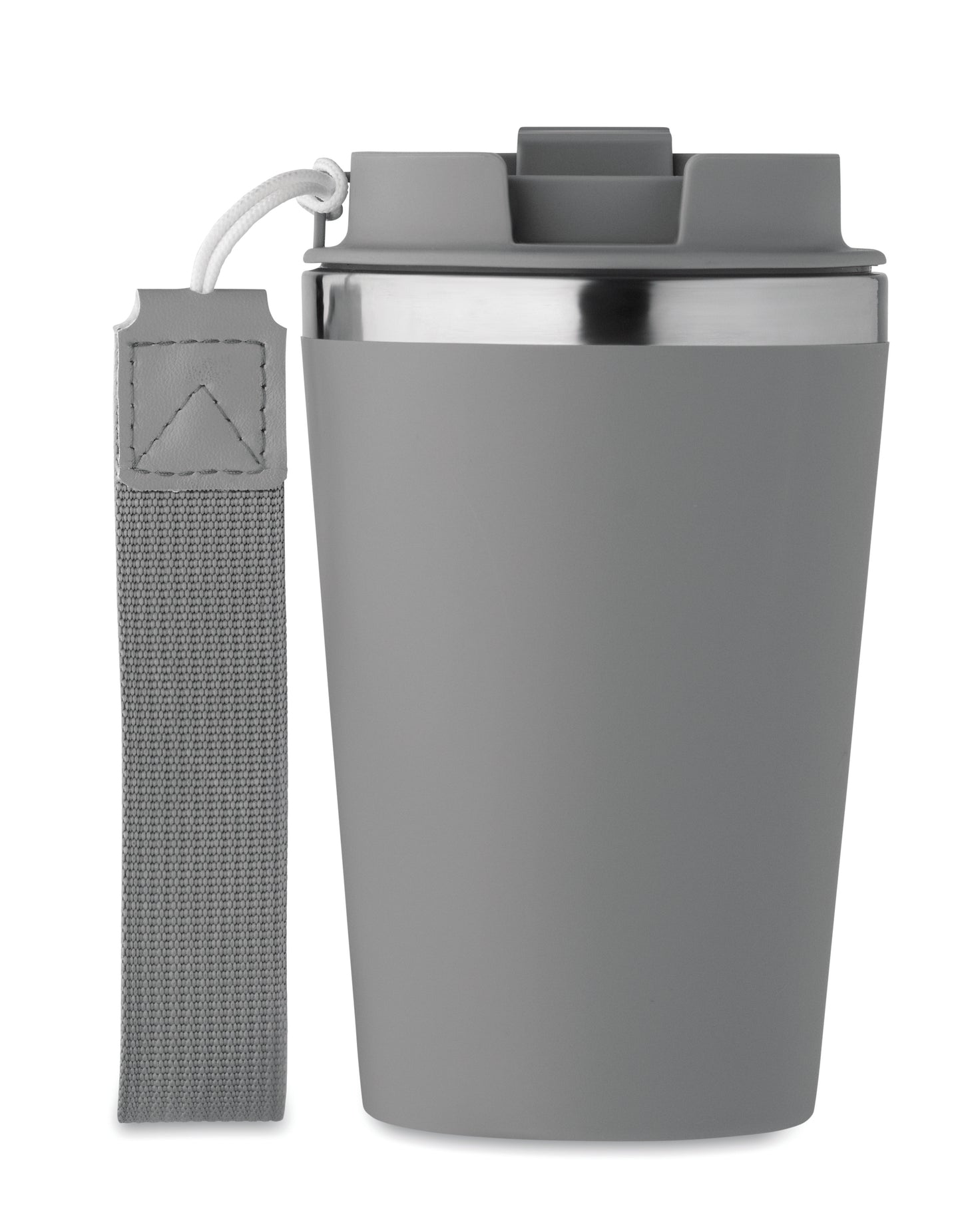 Doppelwandiger Becher aus recyceltem Edelstahl (90 % recycelter Edelstahl und 10 %