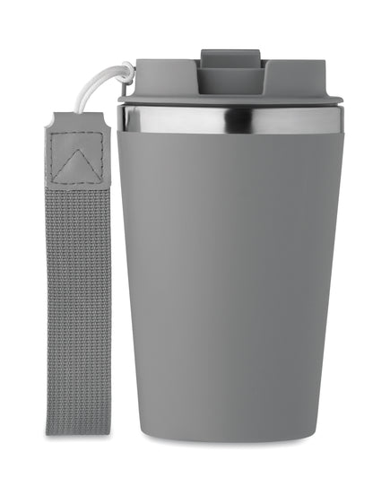 Doppelwandiger Becher aus recyceltem Edelstahl (90 % recycelter Edelstahl und 10 %