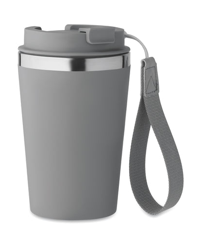 Doppelwandiger Becher aus recyceltem Edelstahl (90 % recycelter Edelstahl und 10 %