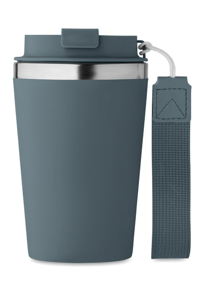 Doppelwandiger Becher aus recyceltem Edelstahl (90 % recycelter Edelstahl und 10 %