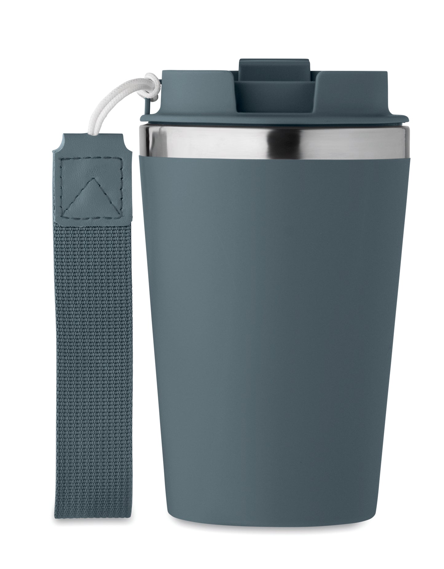 Doppelwandiger Becher aus recyceltem Edelstahl (90 % recycelter Edelstahl und 10 %
