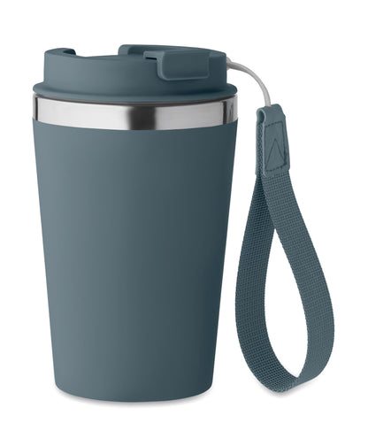 Doppelwandiger Becher aus recyceltem Edelstahl (90 % recycelter Edelstahl und 10 %