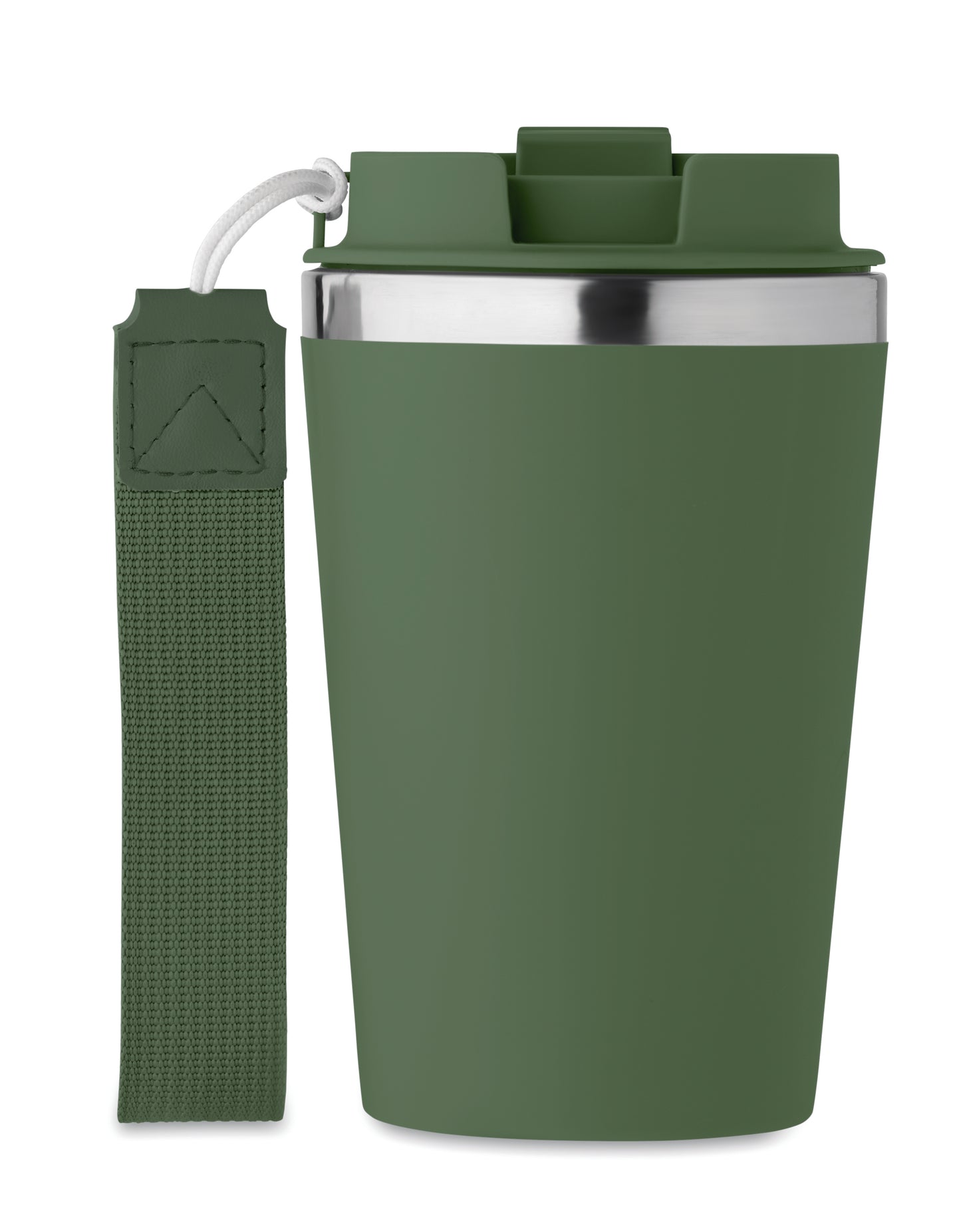 Doppelwandiger Becher aus recyceltem Edelstahl (90 % recycelter Edelstahl und 10 %