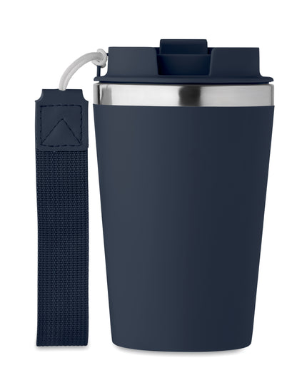 Doppelwandiger Becher aus recyceltem Edelstahl (90 % recycelter Edelstahl und 10 %