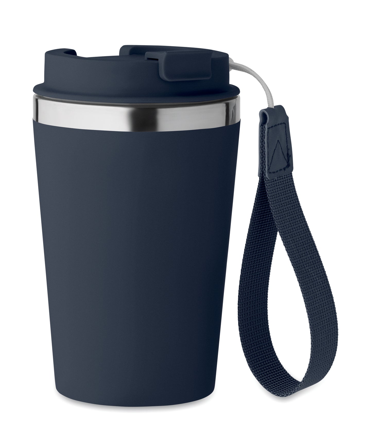 Doppelwandiger Becher aus recyceltem Edelstahl (90 % recycelter Edelstahl und 10 %