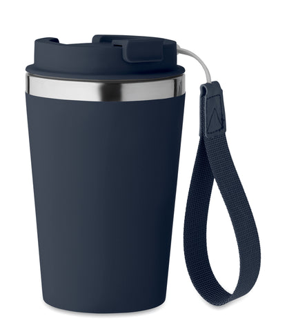 Doppelwandiger Becher aus recyceltem Edelstahl (90 % recycelter Edelstahl und 10 %