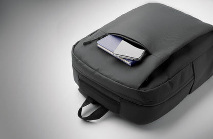 15'''' Laptop-Rucksack aus 600D RPET Polyester mit 210D Futter. 15'''' Laptopfach 10''''
