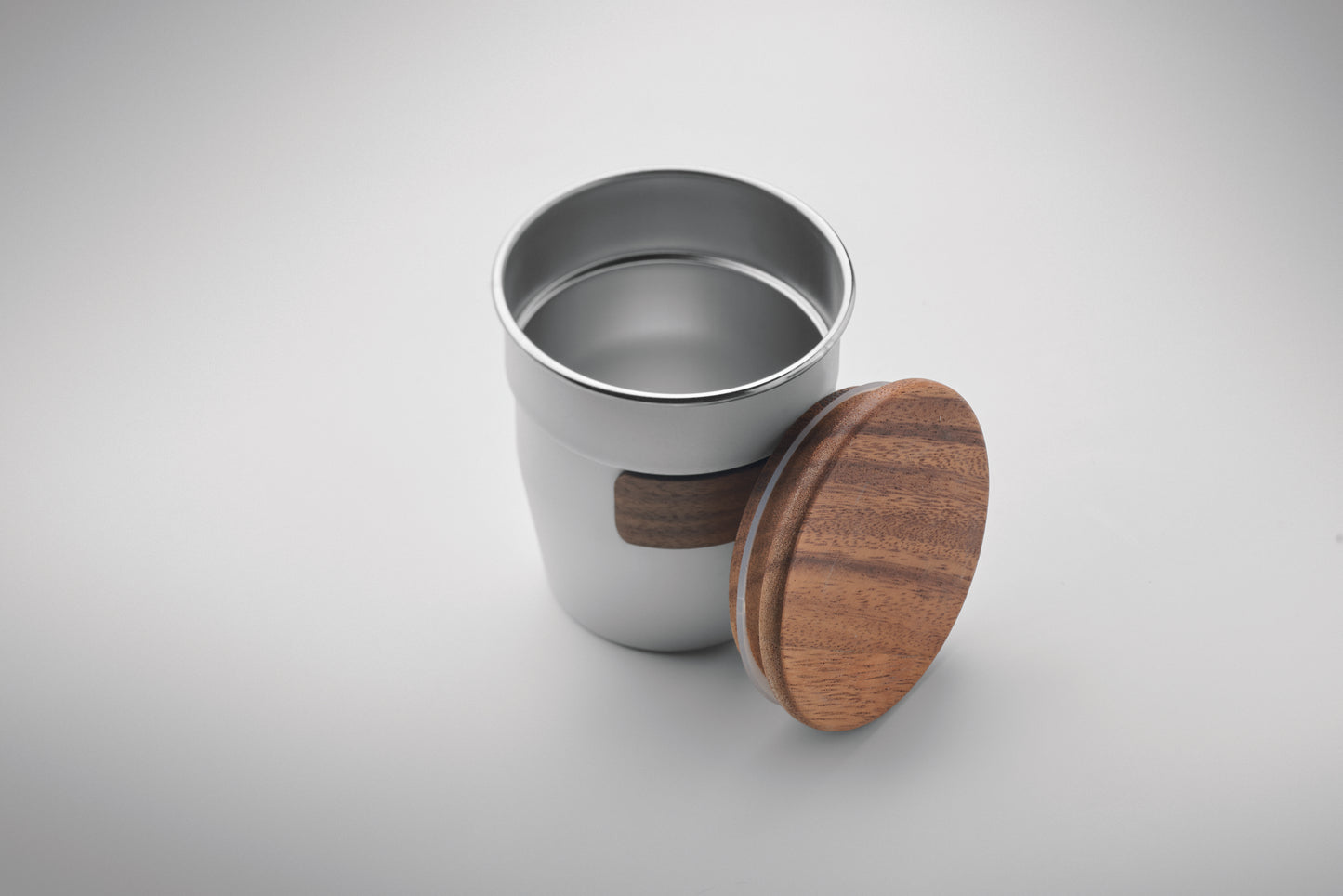 Einwandiger Becher aus recyceltem Edelstahl (90 % recycelter Edelstahl und 10 %