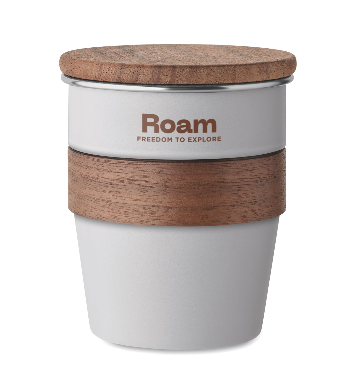 Einwandiger Becher aus recyceltem Edelstahl (90 % recycelter Edelstahl und 10 %