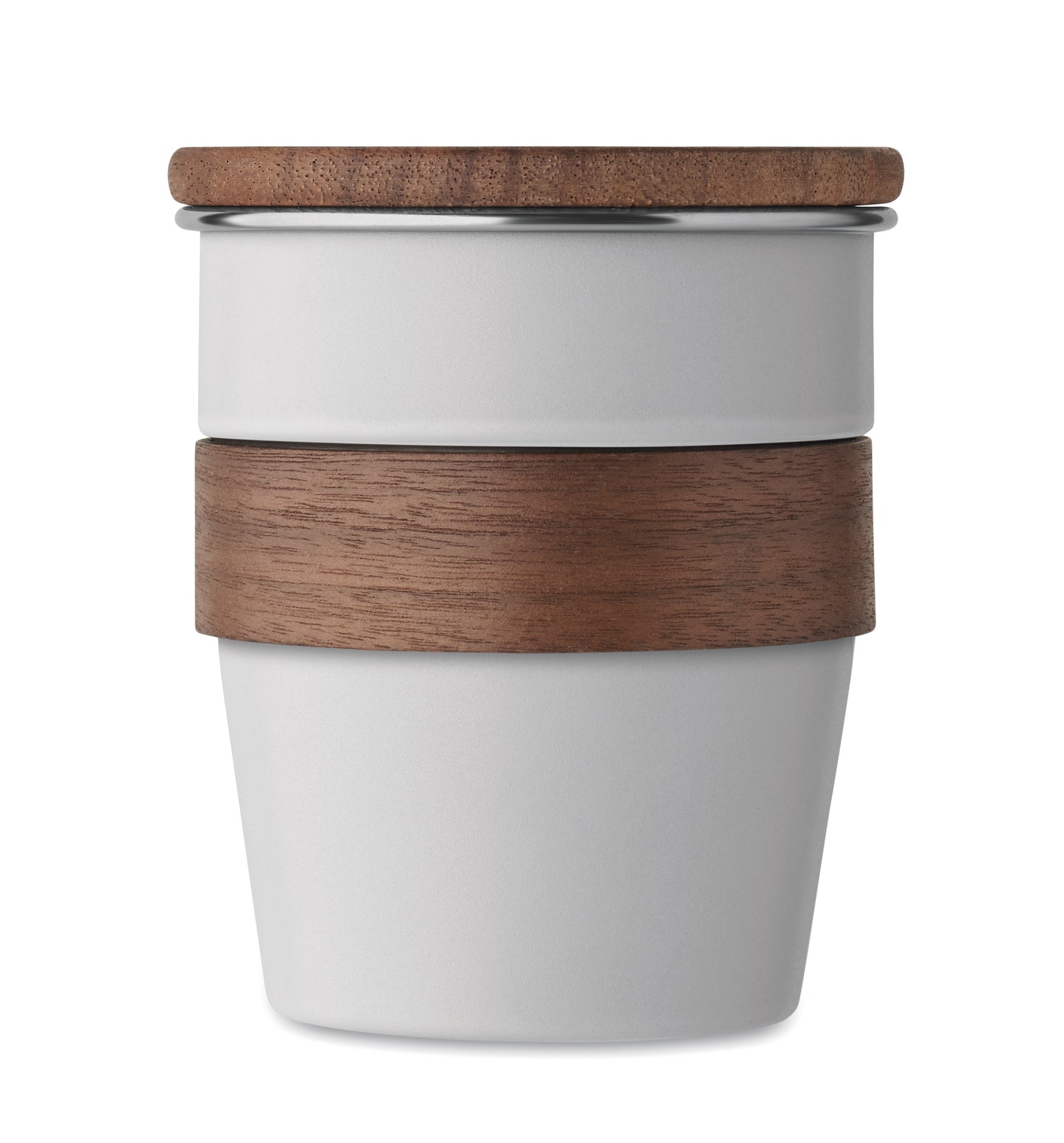 Einwandiger Becher aus recyceltem Edelstahl (90 % recycelter Edelstahl und 10 %