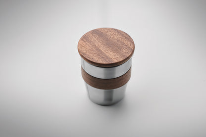Einwandiger Becher aus recyceltem Edelstahl (90 % recycelter Edelstahl und 10 %