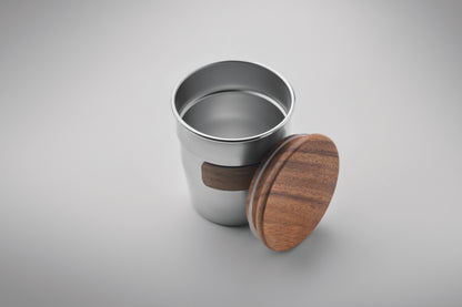 Einwandiger Becher aus recyceltem Edelstahl (90 % recycelter Edelstahl und 10 %