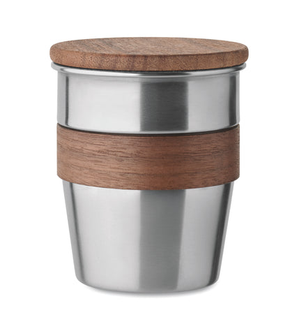 Einwandiger Becher aus recyceltem Edelstahl (90 % recycelter Edelstahl und 10 %